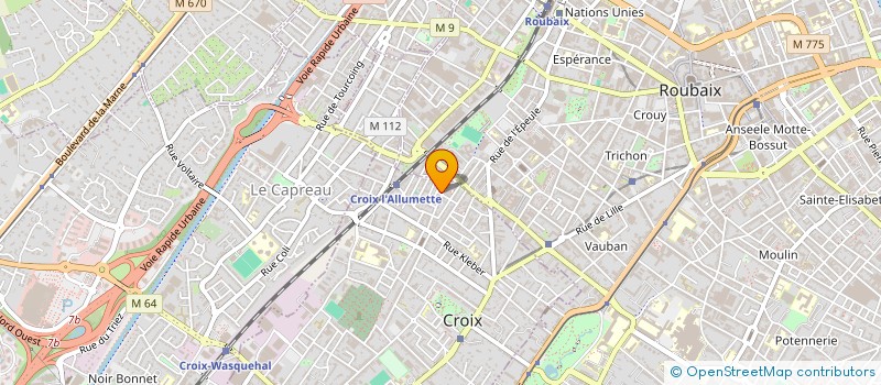 localisation de l'entreprise KM 108 à CROIX