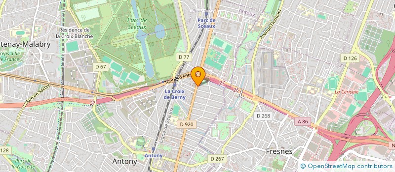 localisation de l'entreprise KM 142  ANTONY