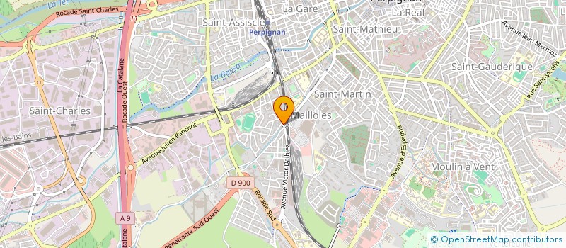 localisation de l'entreprise KM à PERPIGNAN