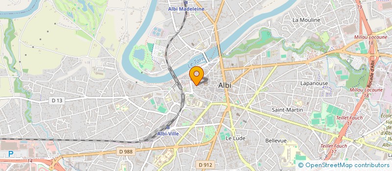 localisation de l'entreprise KM à ALBI