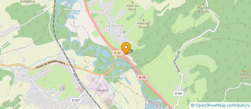 localisation de l'entreprise KM +  LA VOIVRE