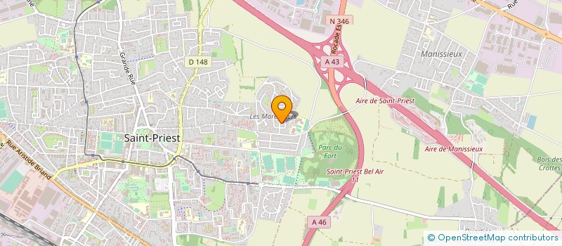 localisation de l'entreprise KM 888  SAINT-PRIEST