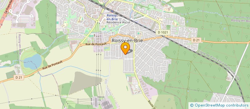 localisation de l'entreprise KM  ROISSY-EN-BRIE