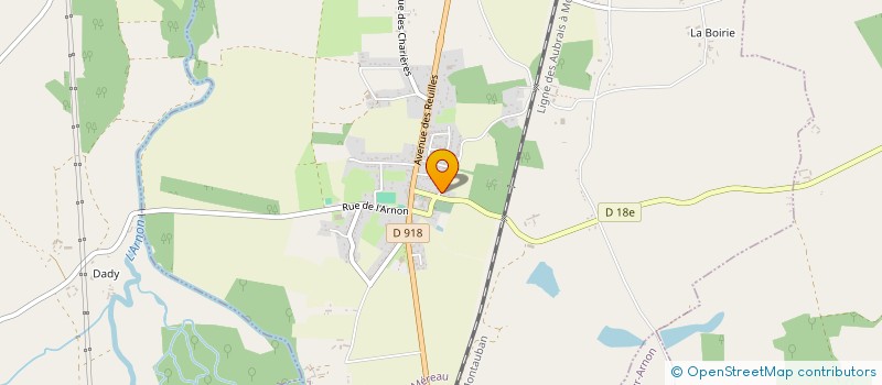 localisation de l'entreprise KM  MEREAU