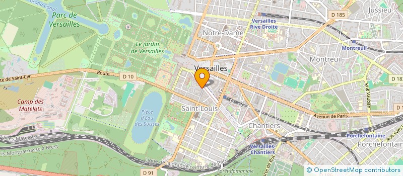 localisation de l'entreprise KM & AL INVEST à VERSAILLES