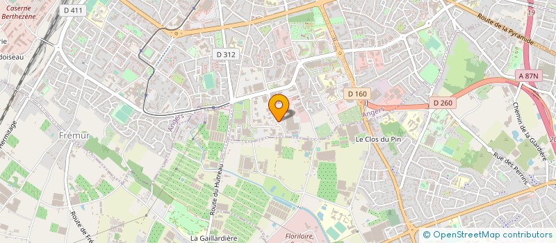 localisation de l'entreprise KM ANJOU à ANGERS