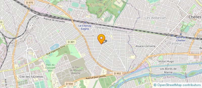 localisation de l'entreprise KM AUDIOVISUEL à GAGNY