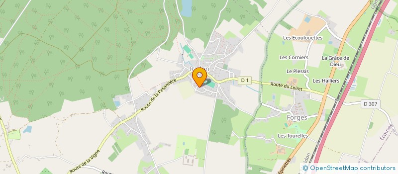 localisation de l'entreprise KM AUTO à ECOUVES