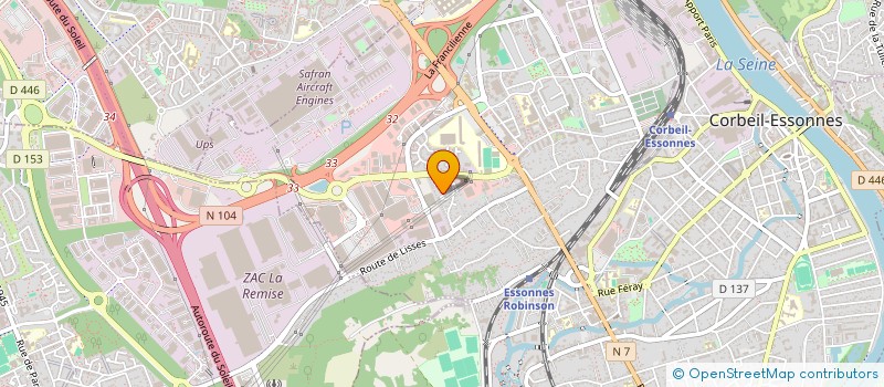 localisation de l'entreprise KM AUTOTRONIC  CORBEIL-ESSONNES
