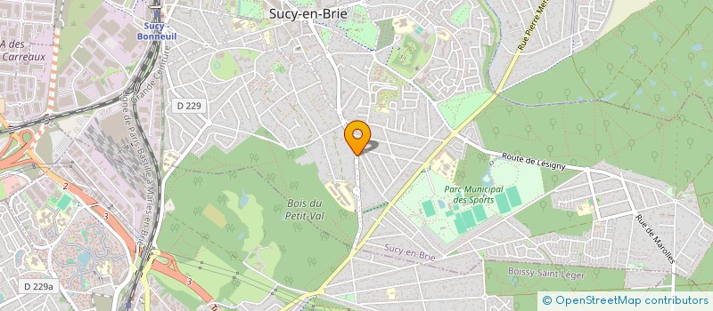 localisation de l'entreprise KM BAT à SUCY-EN-BRIE