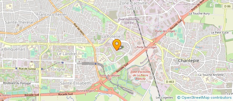localisation de l'entreprise KM BATIMENT à LE BLANC-MESNIL