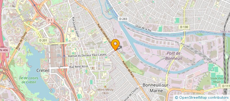 localisation de l'entreprise KM CARS  BONNEUIL-SUR-MARNE