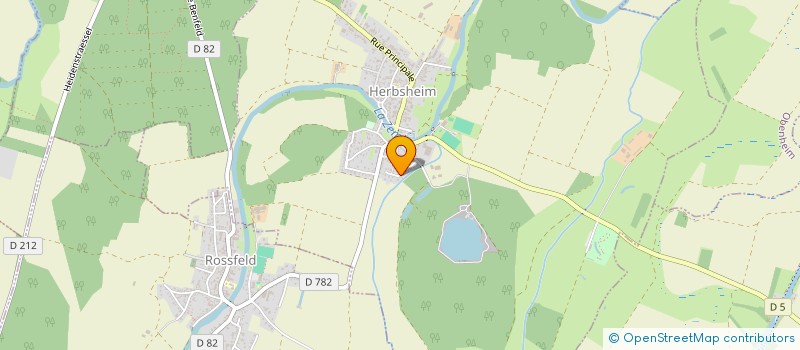 localisation de l'entreprise KM CENTRE ALSACE  HERBSHEIM