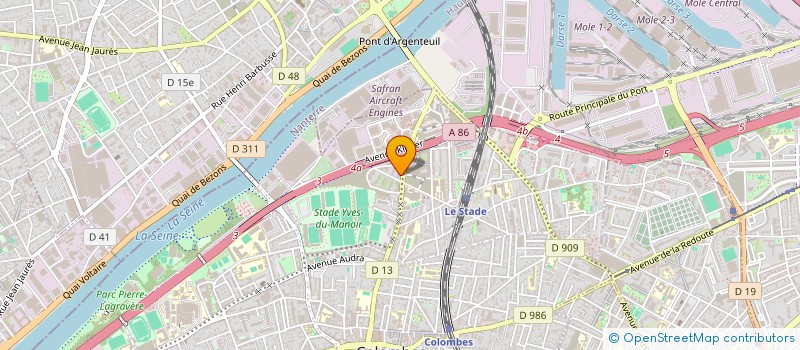localisation de l'entreprise KM COLOMBES  COLOMBES
