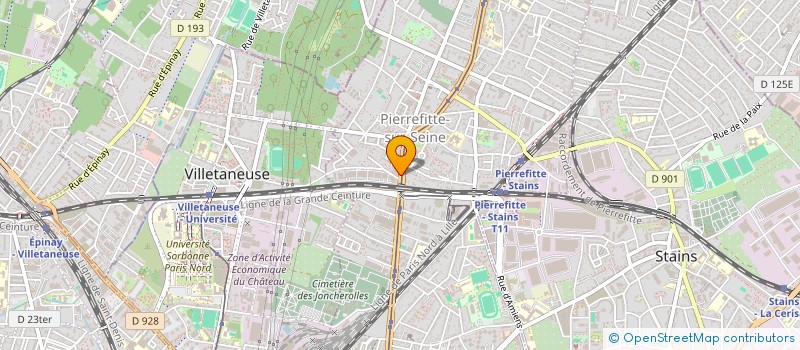 localisation de l'entreprise KM CONCEPT  PIERREFITTE-SUR-SEINE