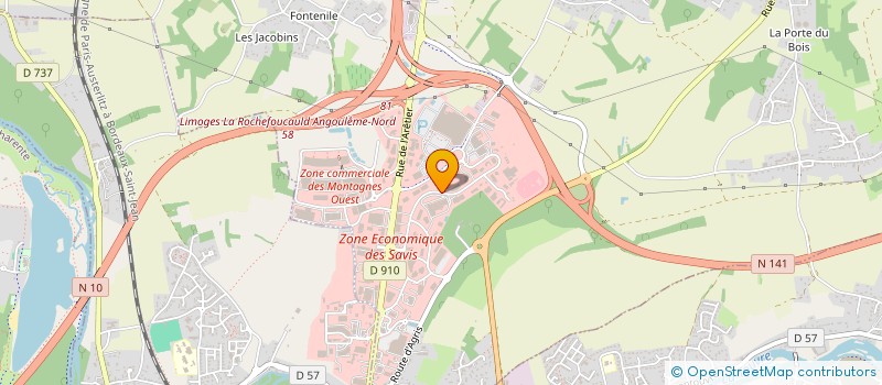 localisation de l'entreprise KM CONCEPT à CHAMPNIERS