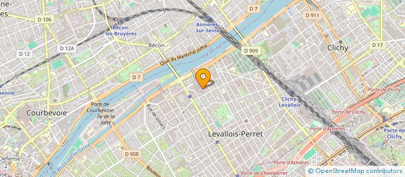 localisation de l'entreprise KM CONSEILS à LEVALLOIS-PERRET