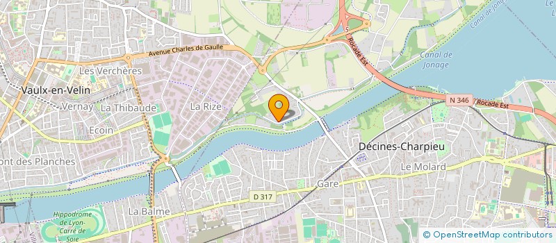 localisation de l'entreprise KM CONSTRUCTION  DECINES-CHARPIEU