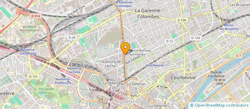 localisation de l'entreprise KM CONSULTING à COURBEVOIE