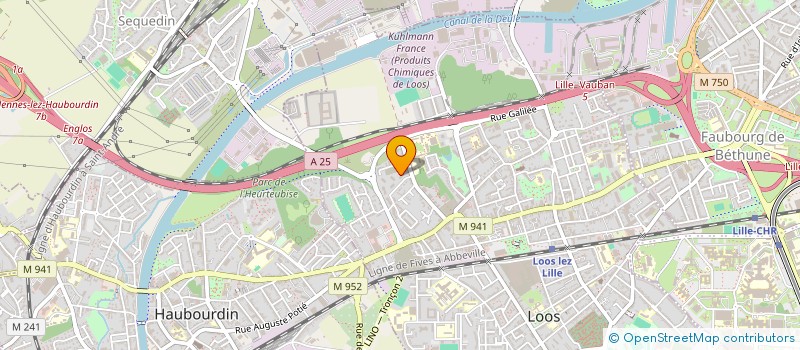 localisation de l'entreprise KM COUVERTURE  LOOS