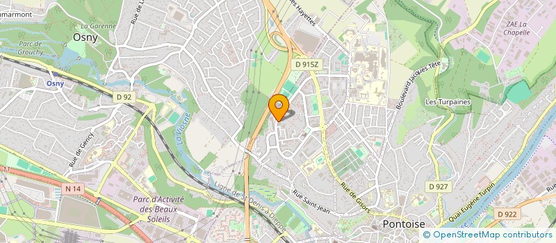 localisation de l'entreprise KM DEVELOPPEMENT  PONTOISE