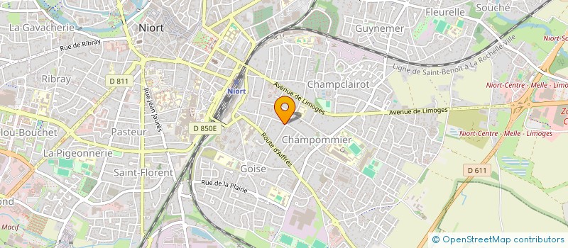 localisation de l'entreprise KM DISTILLERIE à NIORT