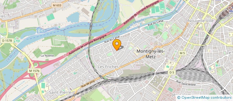 localisation de l'entreprise KM ENZO CREATEUR D'INTERIEURS à MONTIGNY-LES-METZ