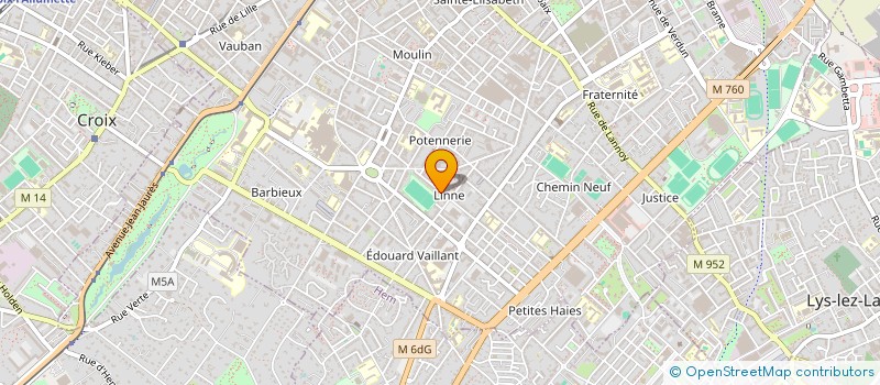 localisation de l'entreprise KM EXPRESS  ROUBAIX