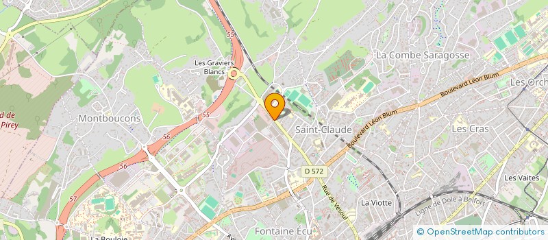 localisation de l'entreprise KM FACADE  BESANCON