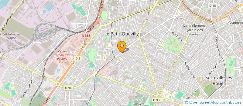 localisation de l'entreprise KM FOOD  LE PETIT-QUEVILLY