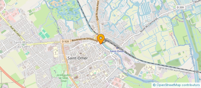 localisation de l'entreprise KM FORM  SAINT-OMER