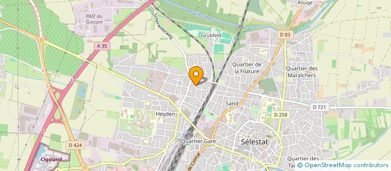 localisation de l'entreprise KM FORSTER  SELESTAT