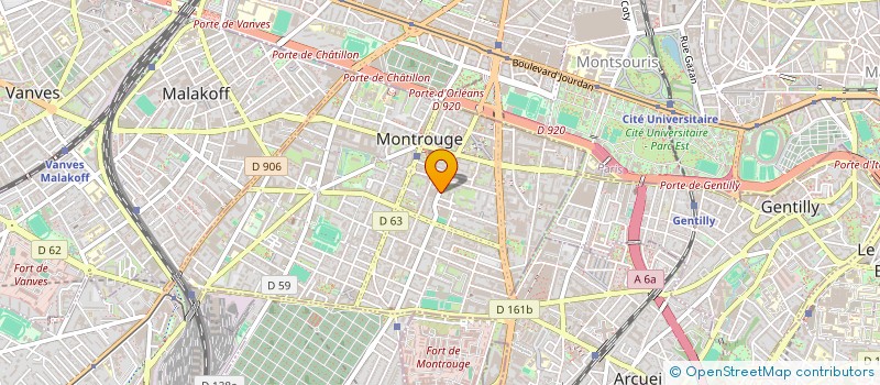 localisation de l'entreprise KM GLOBAL ACTIVITY à MONTROUGE