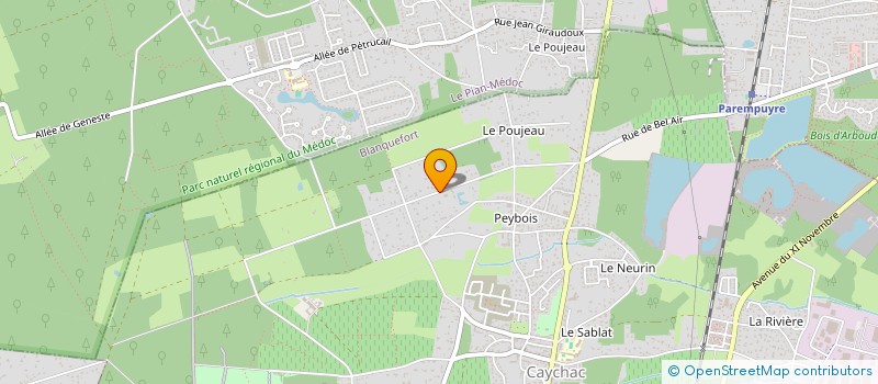 localisation de l'entreprise KM HOLDING à BLANQUEFORT