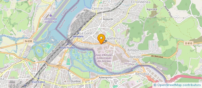 localisation de l'entreprise KM HOLDING  HENDAYE