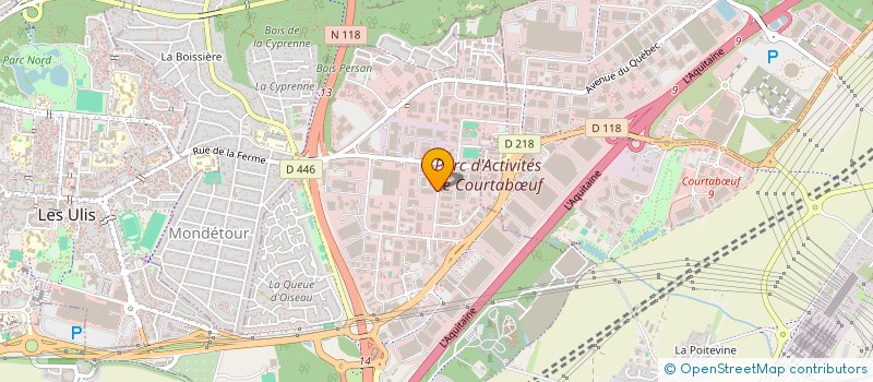 localisation de l'entreprise KM HOLDING à LES ULIS