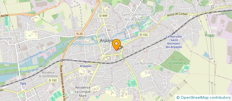 localisation de l'entreprise KM IMMO à ARPAJON