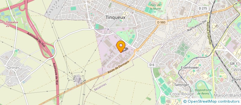 localisation de l'entreprise KM IMMO  TINQUEUX