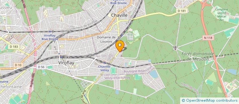 localisation de l'entreprise KM IMMO à CHAVILLE