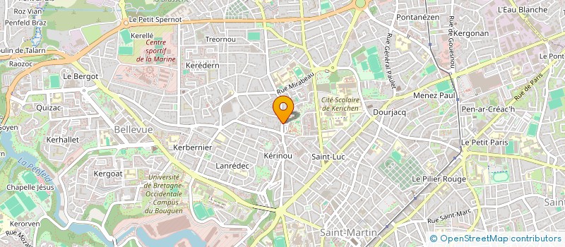 localisation de l'entreprise KM IMMO à BREST
