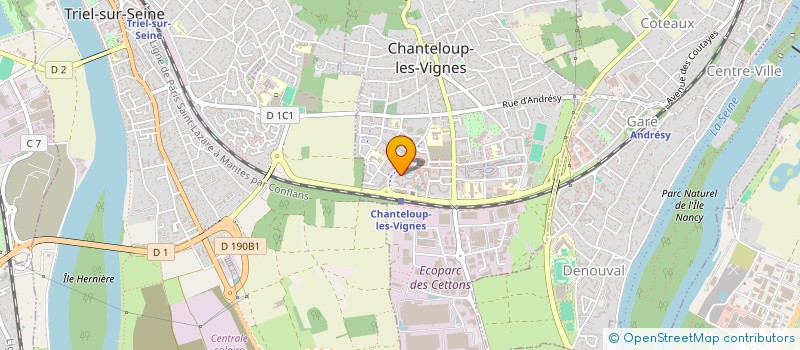 localisation de l'entreprise KM IMPORT EXPORT  CHANTELOUP-LES-VIGNES