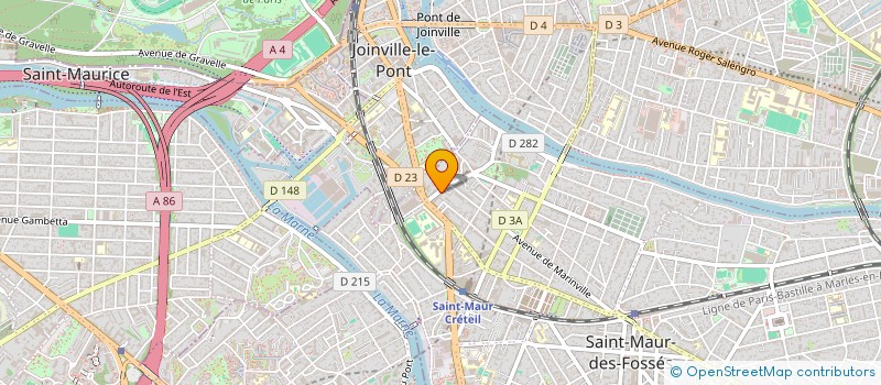 localisation de l'entreprise KM INVEST à SAINT-MAUR-DES-FOSSES