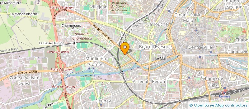 localisation de l'entreprise KM INVEST  RENNES
