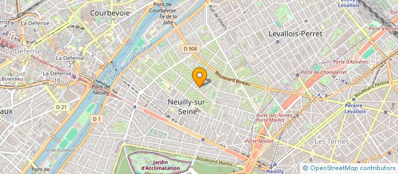 localisation de l'entreprise KM INVESTISSEMENT à NEUILLY-SUR-SEINE