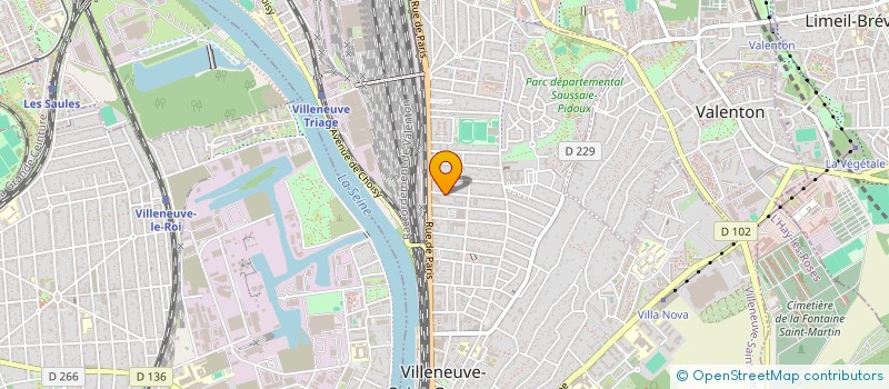 localisation de l'entreprise KM JOSEPH  VILLENEUVE-SAINT-GEORGES