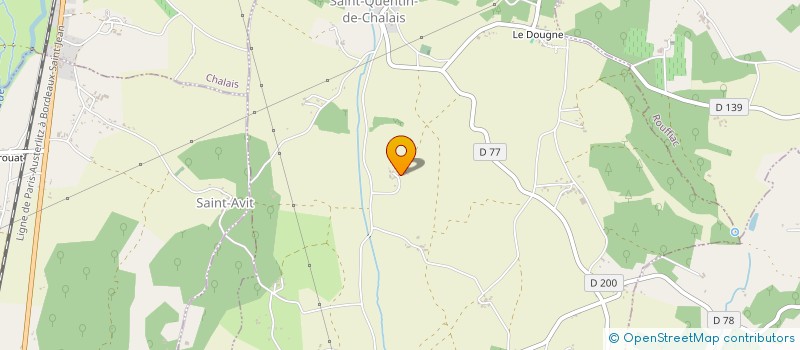 localisation de l'entreprise KM KART à SAINT-QUENTIN-DE-CHALAIS