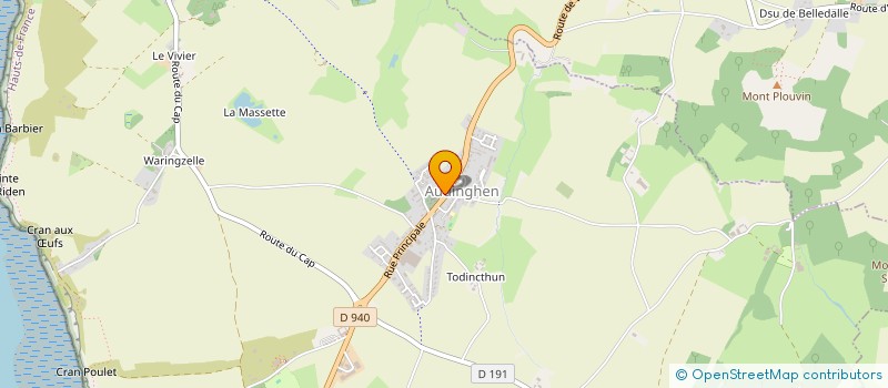 localisation de l'entreprise KM MENUISERIE-METALLERIE  AUDINGHEN