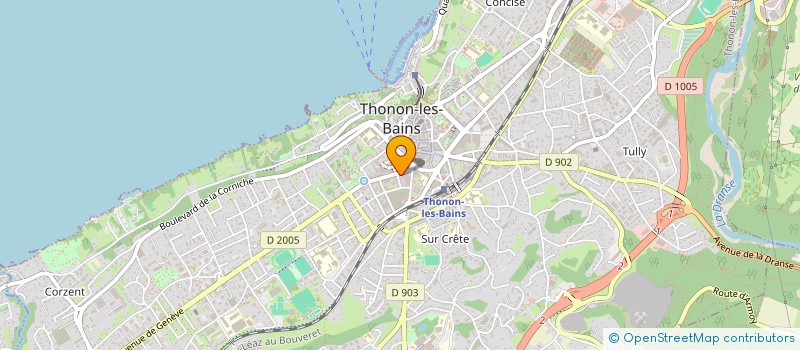 localisation de l'entreprise KM NEGOCE à THONON-LES-BAINS