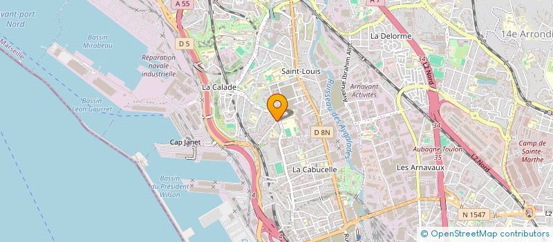 localisation de l'entreprise KM OPTIC à MARSEILLE