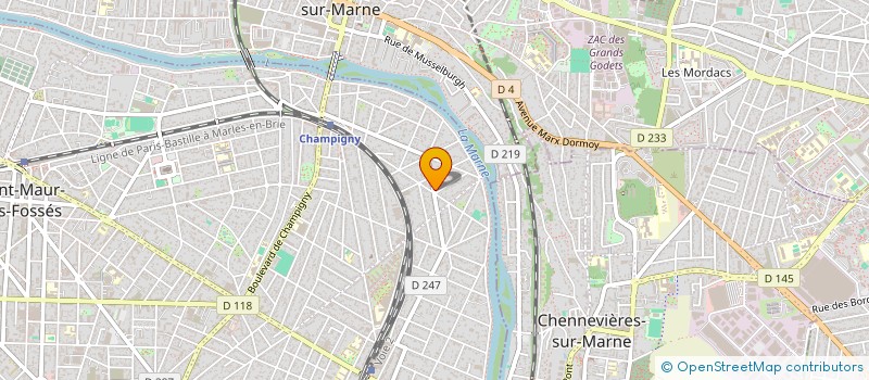 localisation de l'entreprise KM PARTNERS  SAINT-MAUR-DES-FOSSES